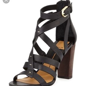 Dolce vita black Nolin cage heel leather 7